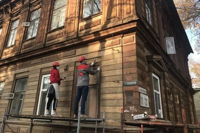 В Нижнем Новгороде началась реставрация главного дома усадьбы Лемке