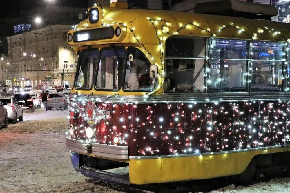 Фото Три новогодних трамвая запустили по Нижнему Новгороду с 12 декабря - Новости Живем в Нижнем