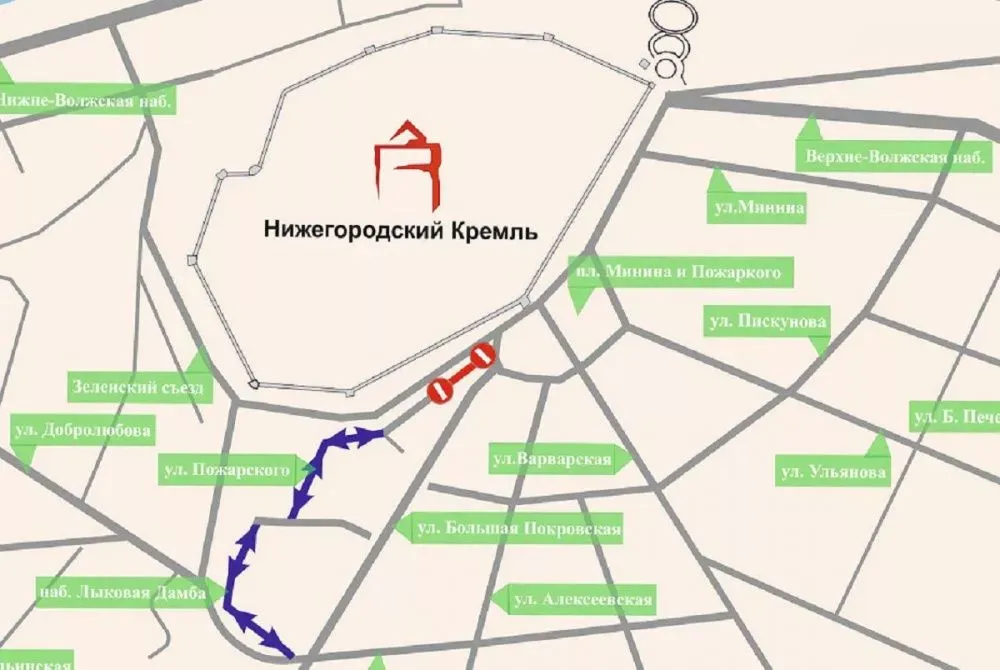 Фото В Нижнем Новгороде на 4 дня приостановят движение транспорта по улице Пожарского - Новости Живем в Нижнем