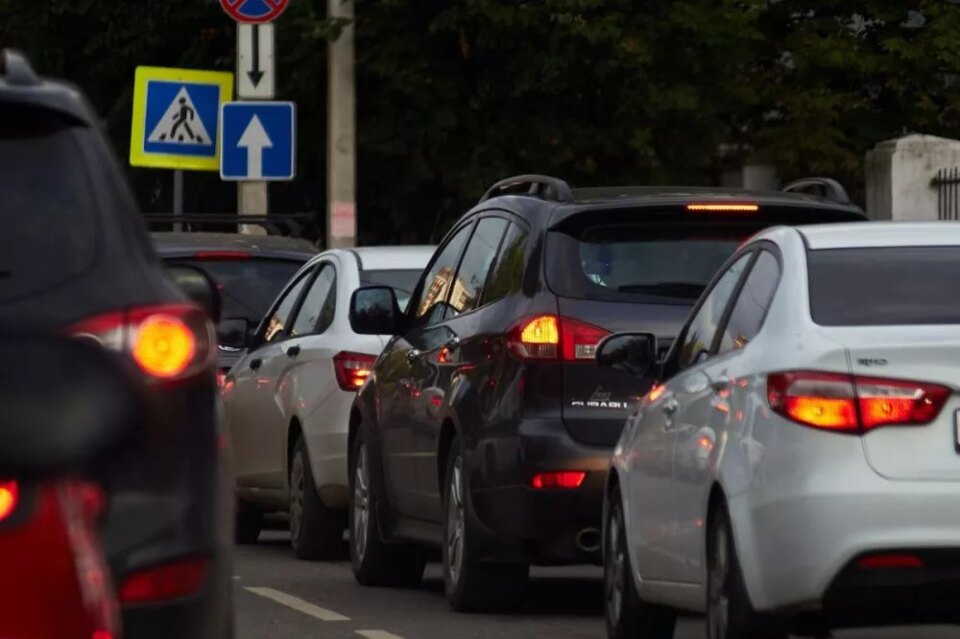 Фото Нижегородцы попали в огромную пробку на Борском мосту 22 мая - Новости Живем в Нижнем