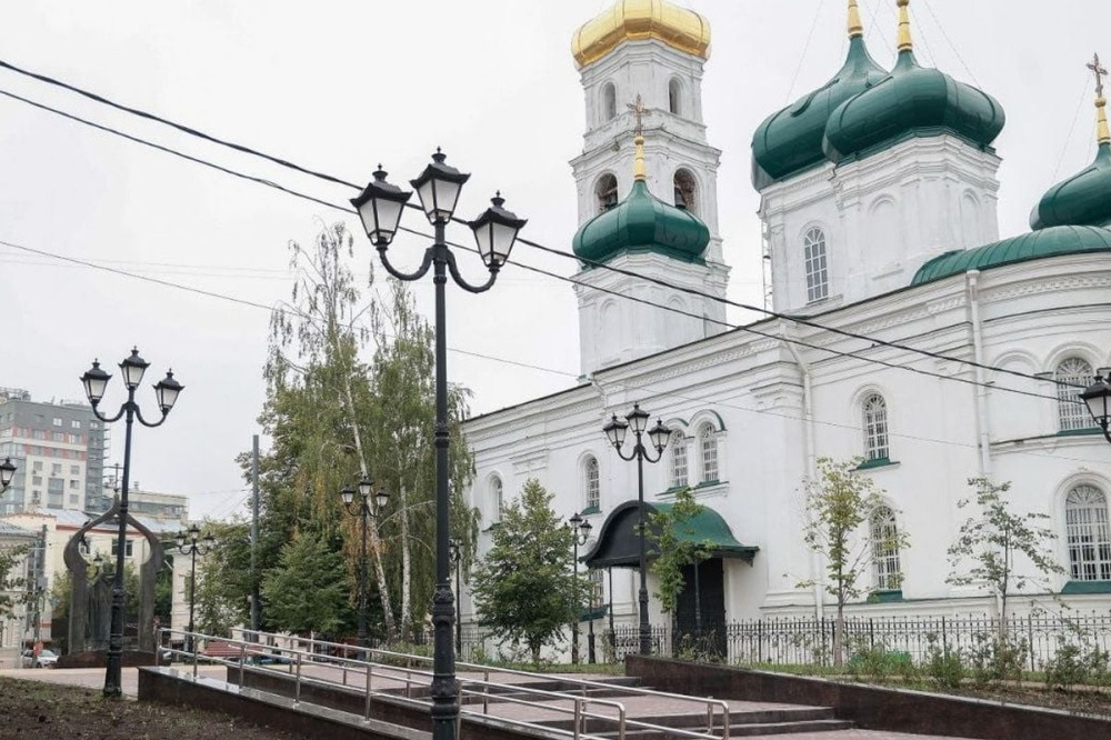 Фото Сквер благоустроили на улице Ильинской в Нижнем Новгороде - Новости Живем в Нижнем