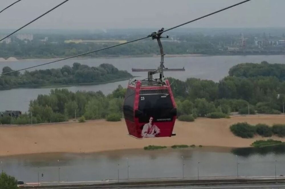 Фото Нижегородская канатная дорога не работает из-за сильного ветра 12 апреля  - Новости Живем в Нижнем